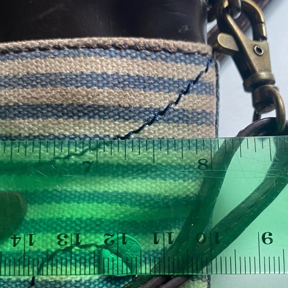 Chala Nautical Anchor Crossbody Bag - Blue and Brown GUC - Picture 7 of 8